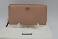 Gucci GG Marmont zip around wallet- Blush Pink