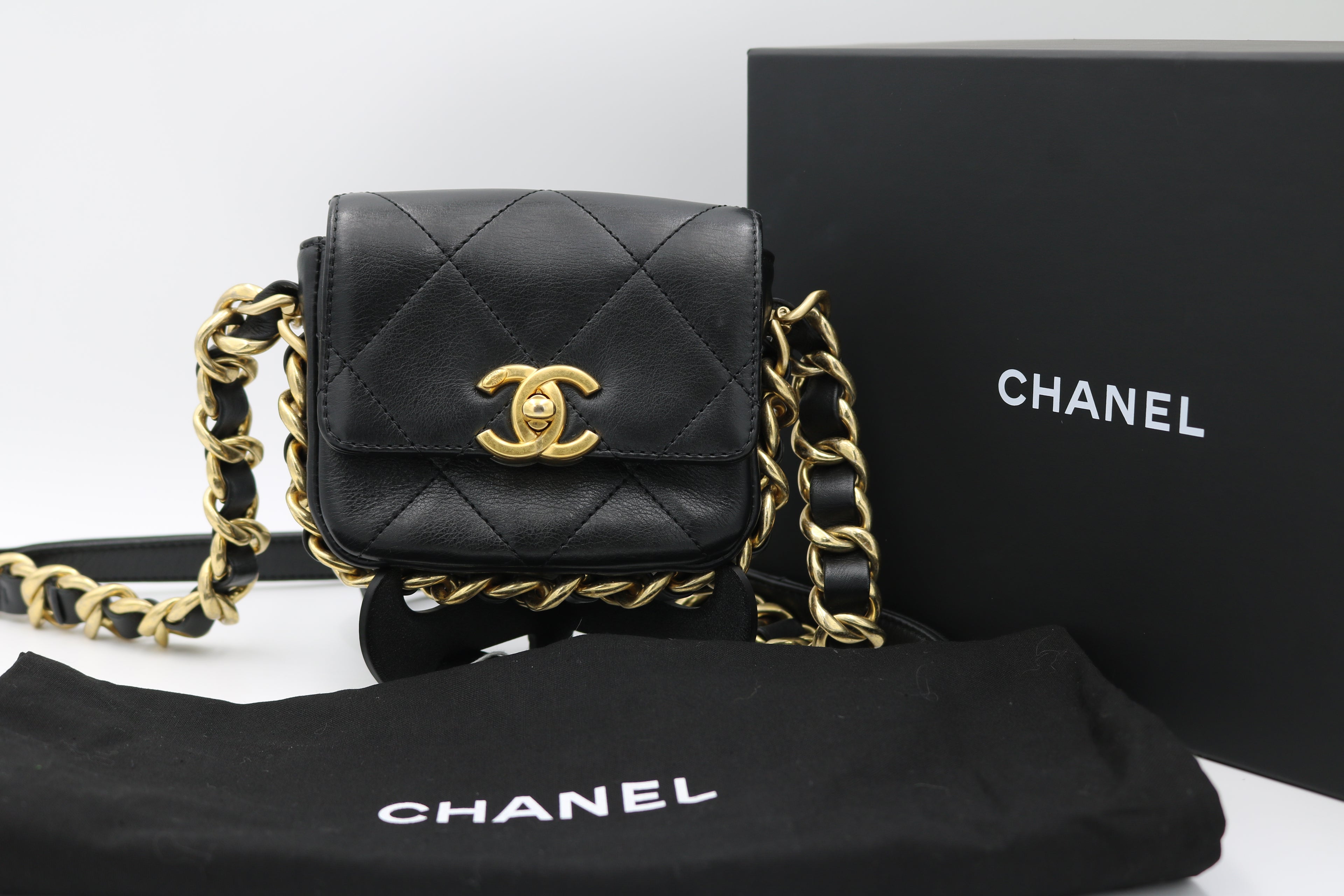 Chanel Quilted Mini Bag- Framing Chain Flap