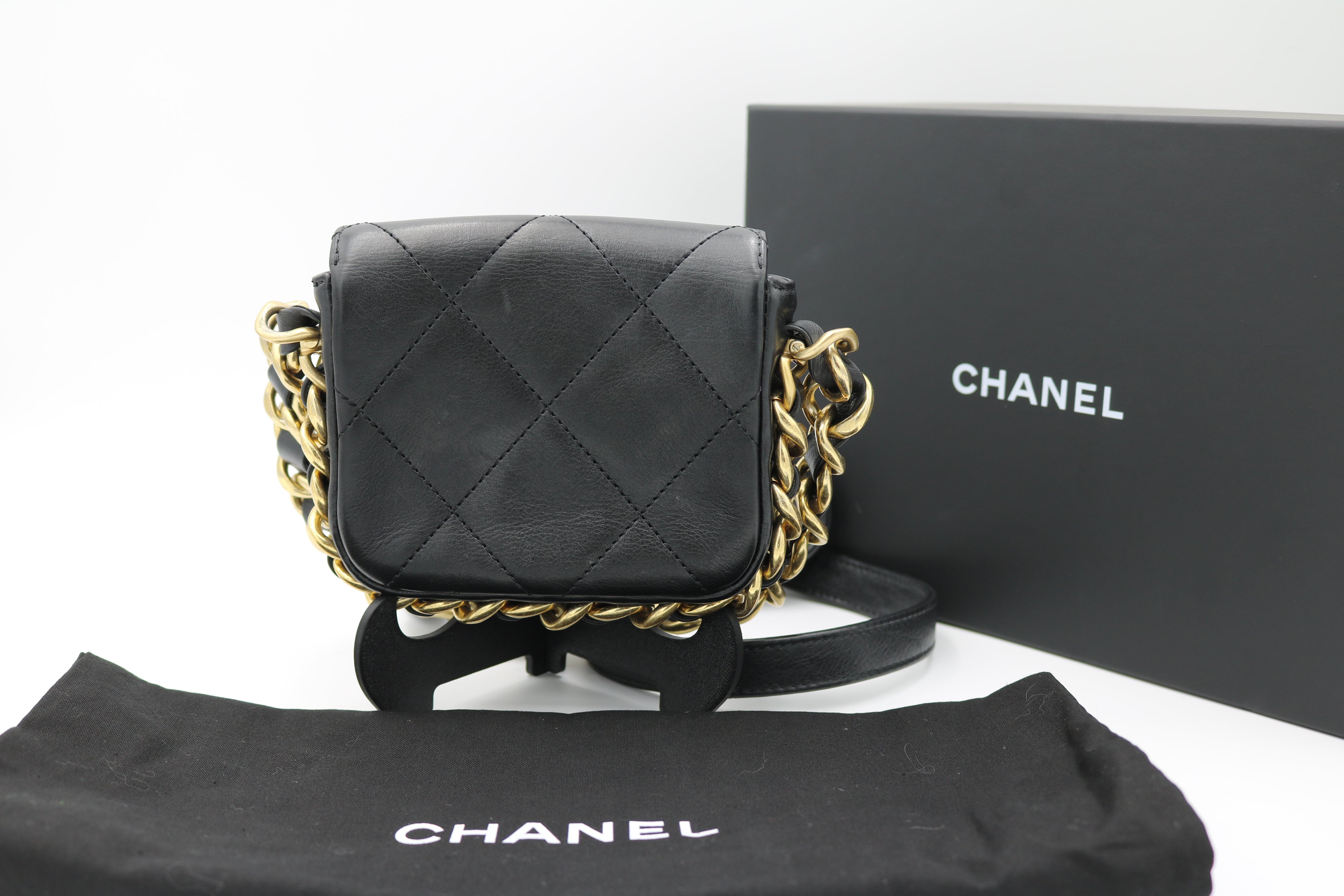 Chanel Quilted Mini Bag- Framing Chain Flap
