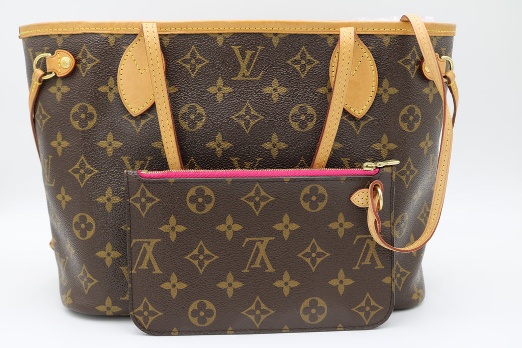 Louis Vuitton Neverfull PM Monogram Tote M41245 with Pochette
