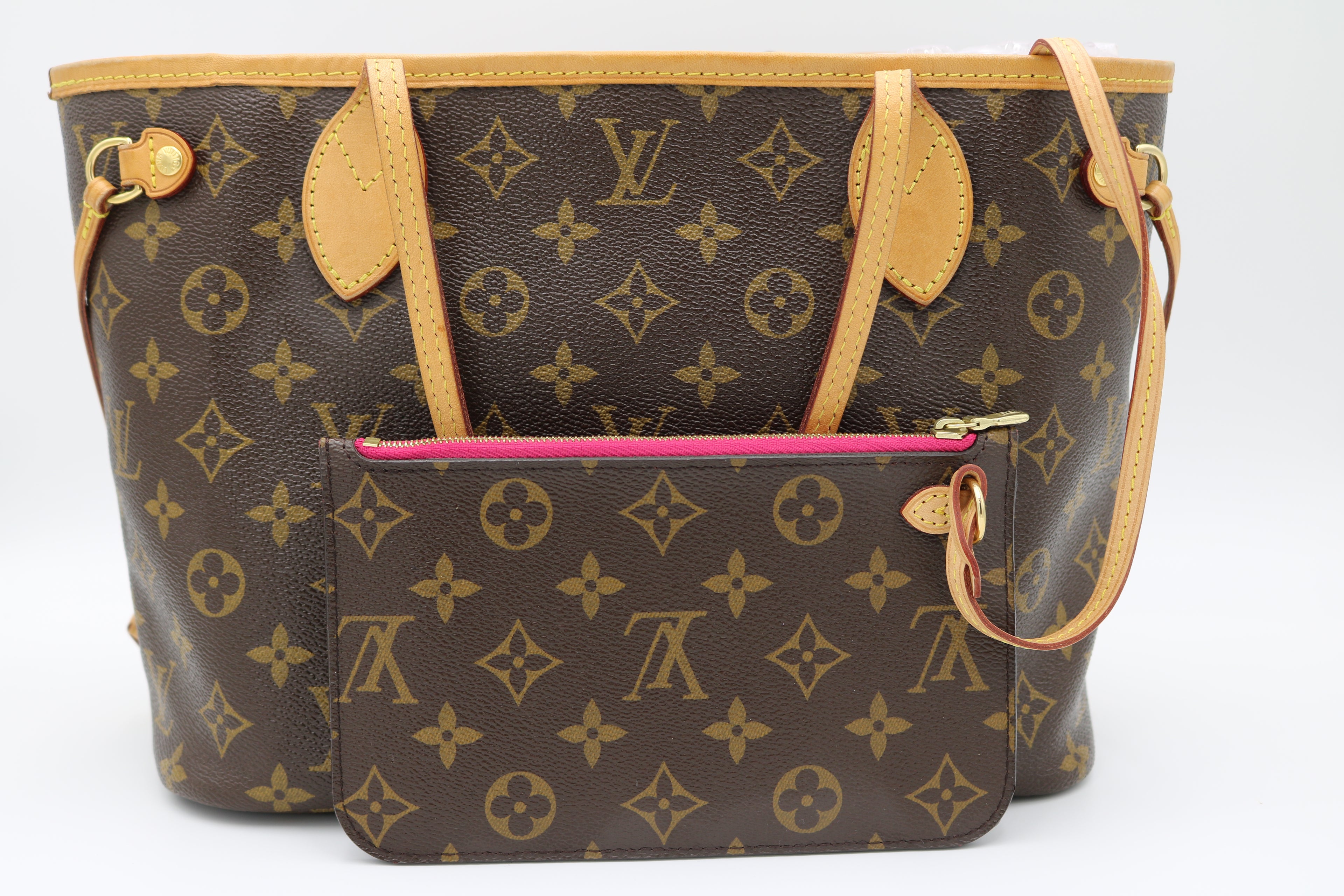 Louis Vuitton Neverfull PM Monogram Tote M41245 with Pochette