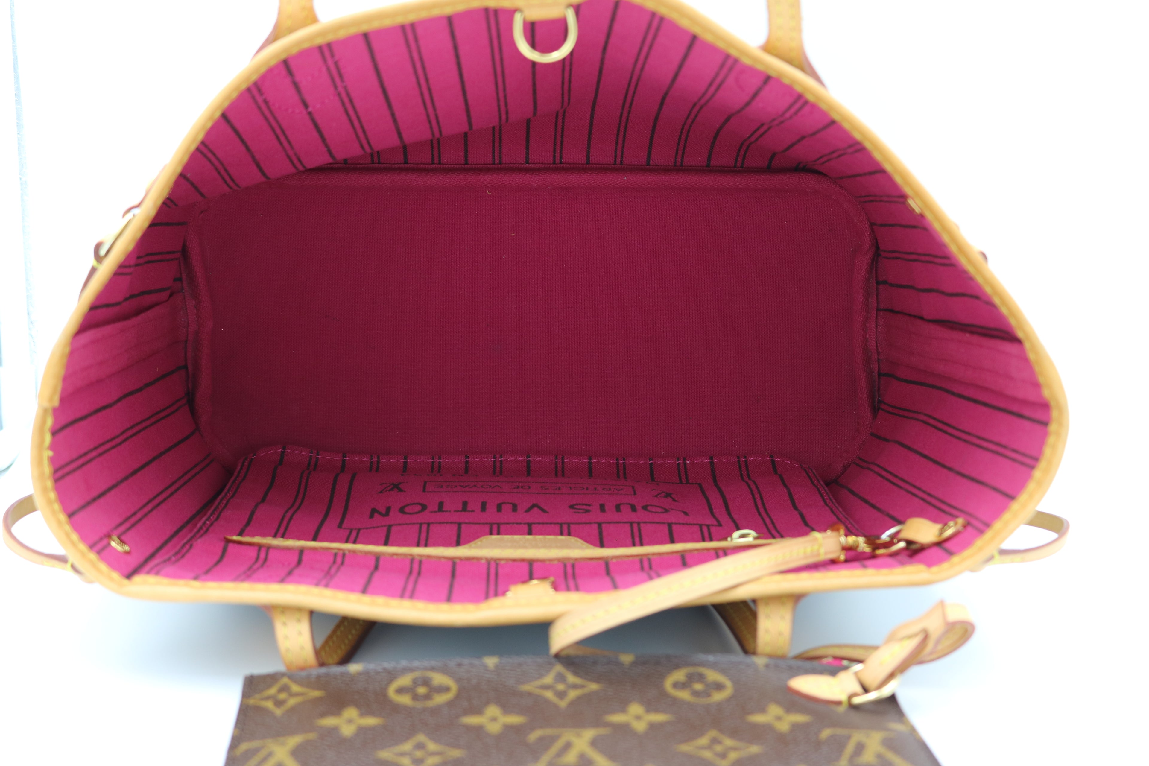 Louis Vuitton Neverfull PM Monogram Tote M41245 with Pochette