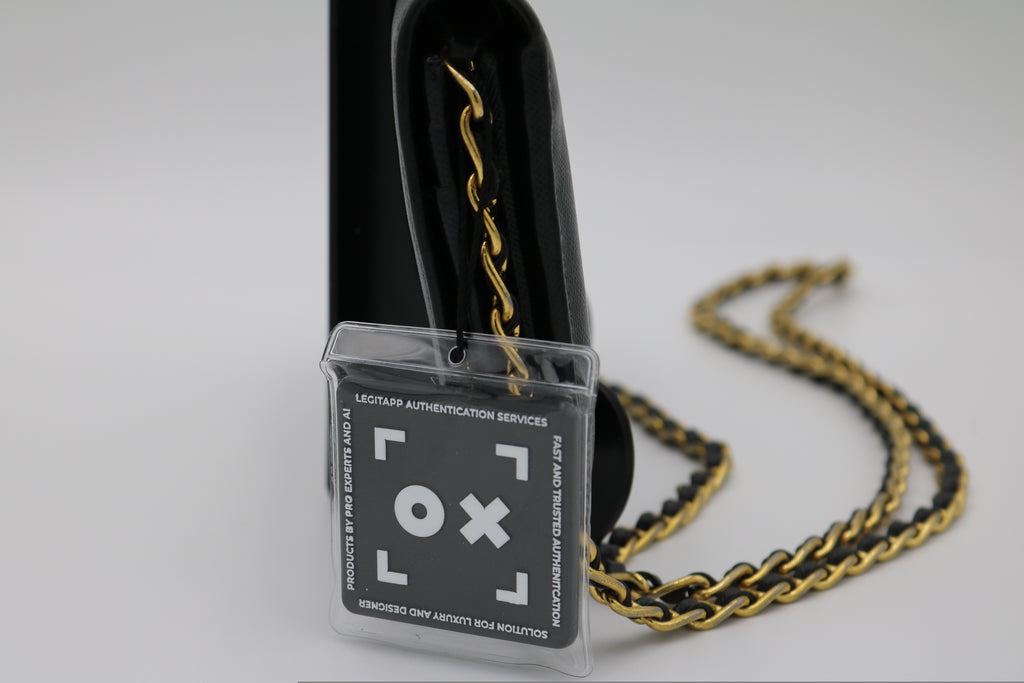 Prada Wallet on Chain - Black Saffiano leather