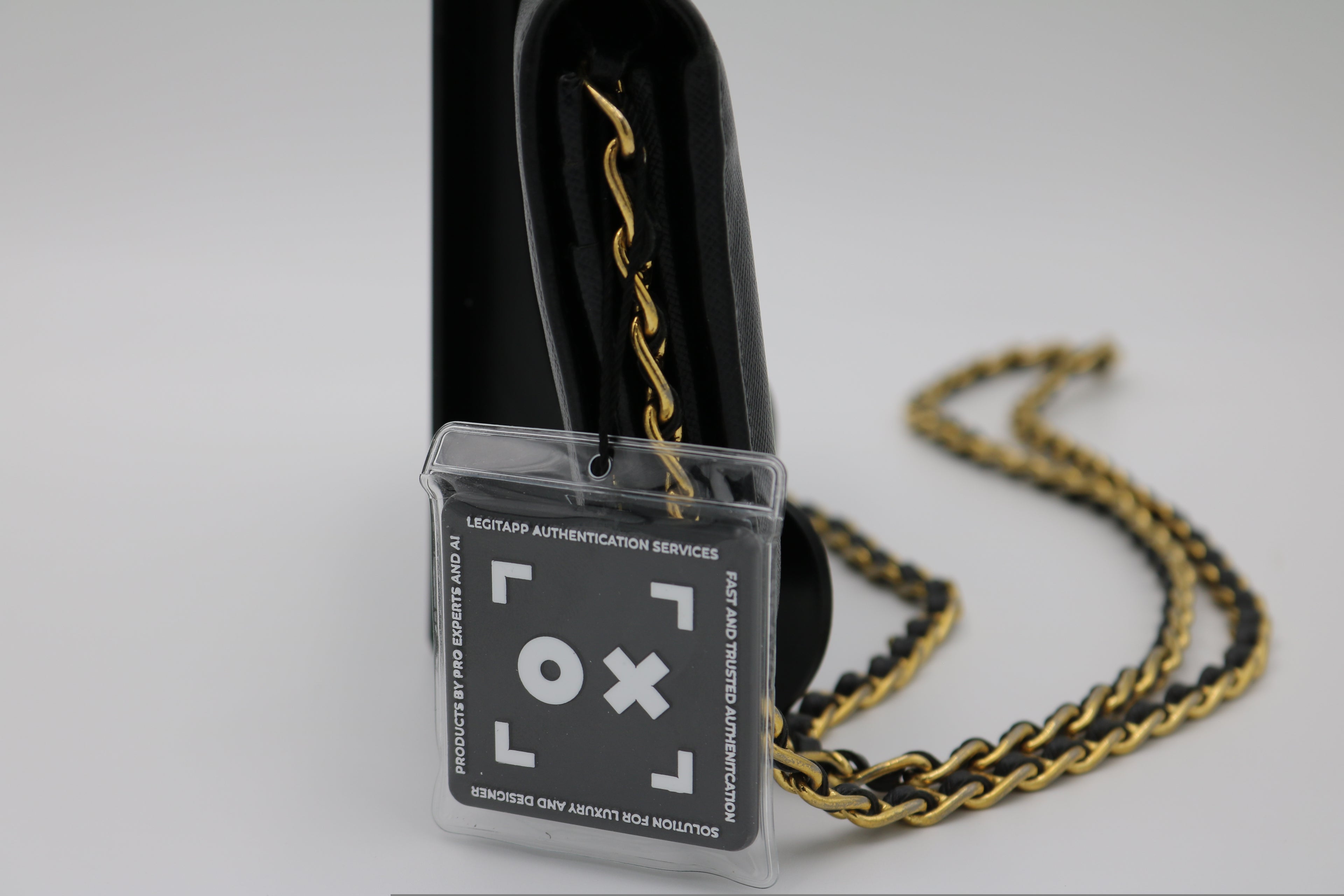 Prada Wallet on Chain - Black Saffiano leather