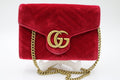 Gucci GG Marmont Wallet on Chain (WOC)- Hibiscus Red Velvet